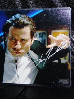 John Travlota signed 8x10 photo - Pulp Fiction movie actor autograph